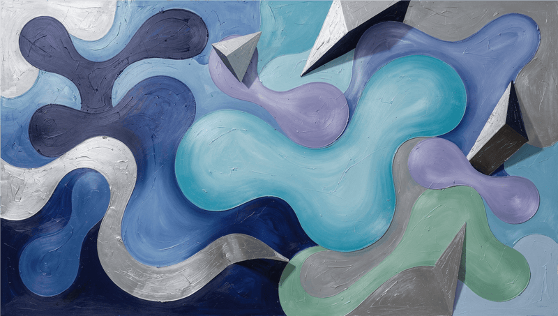 Biomorphic Flux – Ultra-high-resolution abstract large digital ai wall art | UltraHighRes.Art