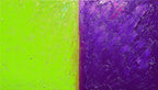 Acid Divide lime and indigo industrial patina abstract artwork