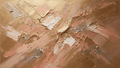 Copper Surge textural abstraction with pale copper, rose gold, amber and white ridges