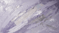 Lavender Strike expressive impasto abstraction with lavender, pearl white and silver diagonal layers