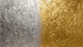 Silver & Gold silver and gold minimalist structural abstract artwork